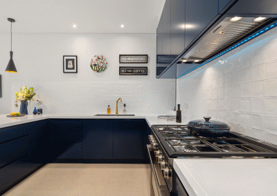 Custom kitchen renovation with modern cabinetry by Build On Renovations
