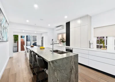 Modern renovated interior with quality joinery in Casuarina NSW