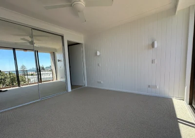 Completed apartment renovation with contemporary design at Royal Palm Resort Palm Beach