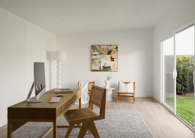 Modern interior after full renovation at Koomooloo Court Mermaid Waters