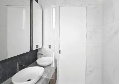 Renovated bathroom with modern shower and fixtures in Currumbin