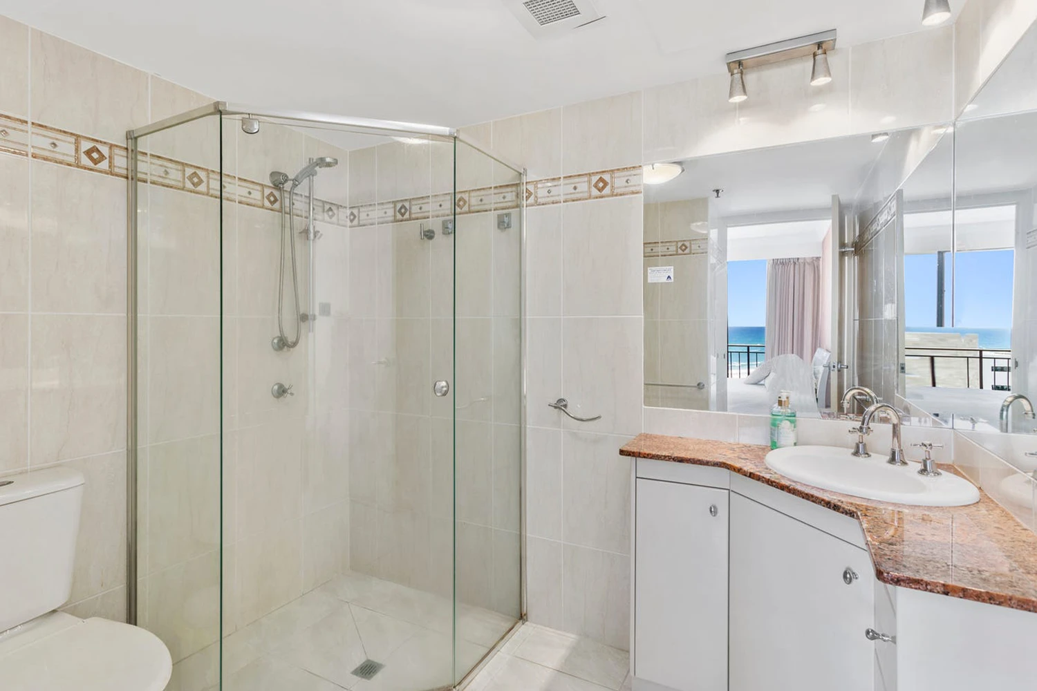 Dated apartment interior before renovation at Royal Palm Resort Palm Beach