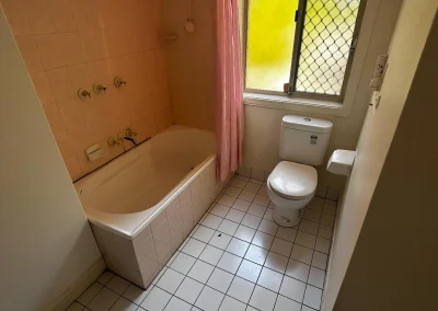 Dated apartment layout before full renovation at Gold Coast Highway Palm Beach