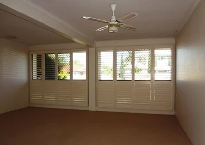 Old bathroom and laundry area before renovation at Koomooloo Court Mermaid Waters