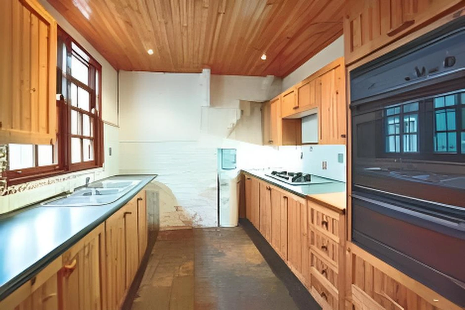 Dated home interior before full renovation in Mudgeeraba