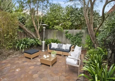 Original outdoor area before renovation in Burleigh Heads
