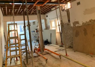 Interior renovation in progress in Casuarina NSW