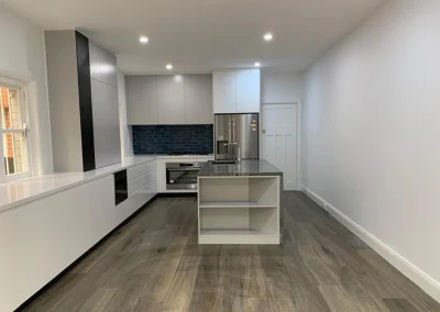 Construction stage of home renovation in Casuarina NSW