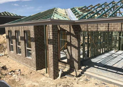 Roof structure taking shape during new home build in Coolangatta Gold Coast