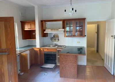 Dated living space before full home renovation in Casuarina NSW